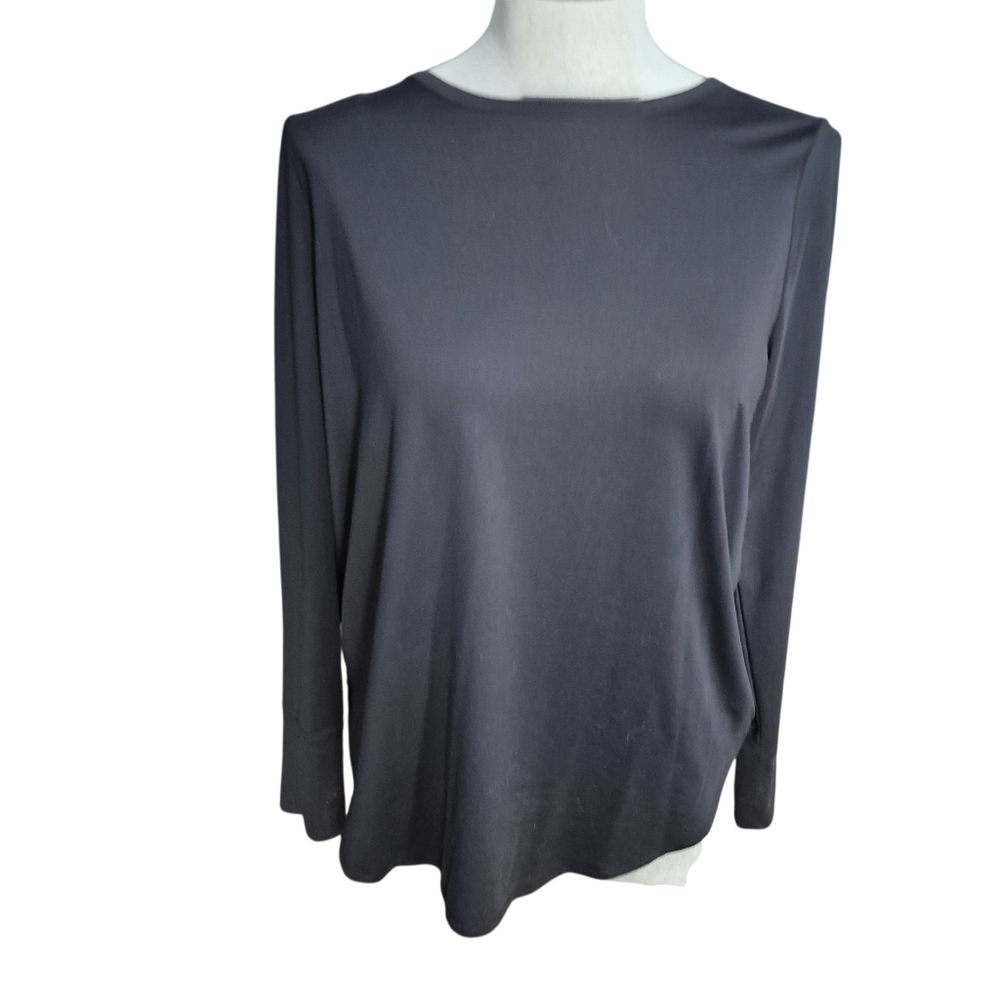 Gap Fit Brushed Tech Jersey Top Size M